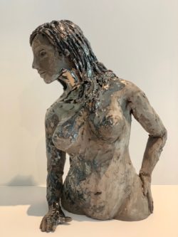sculpture femme céramique pièce unique