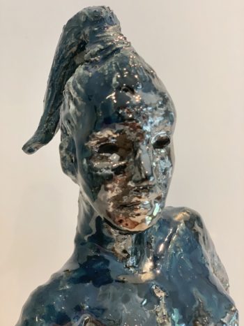 portrait céramique femme clairemichelini