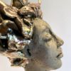 céramique raku visage sculpture claymee.com