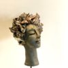 raku sculpture visage portrait femme lyon