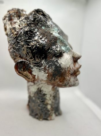 profil femme africaine claire michelini sculpture lyon