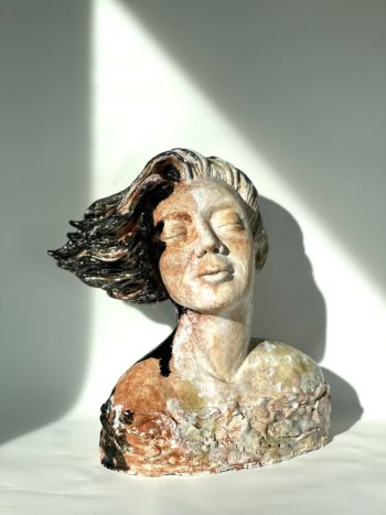 sculpture portrait femme sculptrice lyon clairemichelini