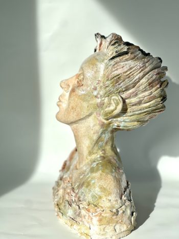portrait céramique fait main lyon sculpture sculpteur clairemichelini