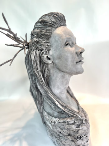 claire michelini sculpteur portrait de femme lyon france pièce unique